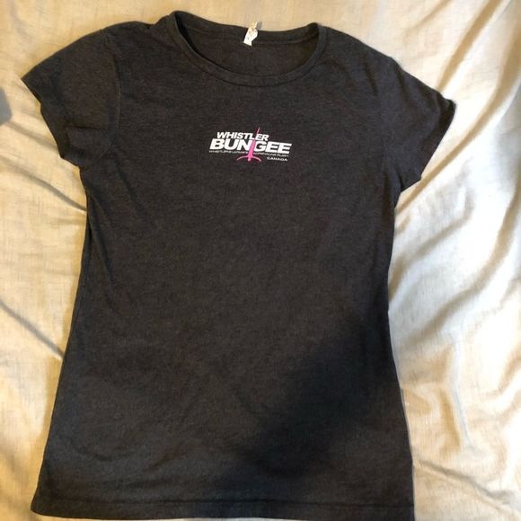 SALE 2for$15 2 Charcoal Tees: Chicago Blackhawks NHL Stanley Cup,Whistler Bungee - Picture 11 of 11